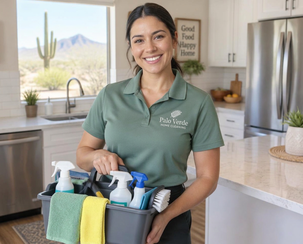 A friendly uniformed Palo Verde cleaner